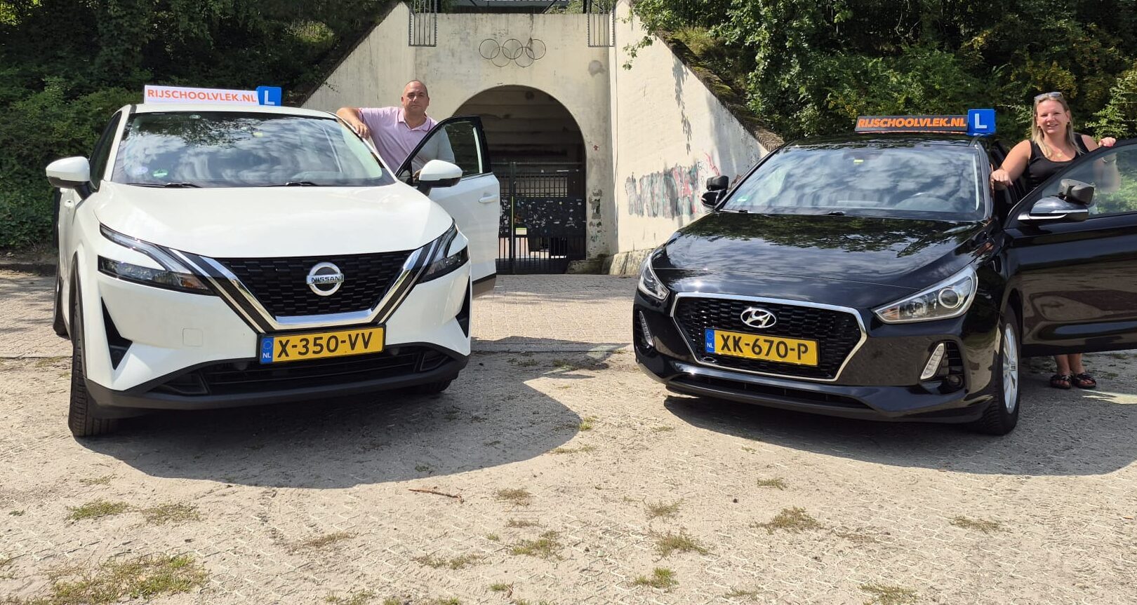 Rijles rond stadion de Goffert Nijmegen